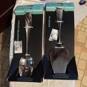 Towle Stainless Steel Pierce tablespoon, and pie server